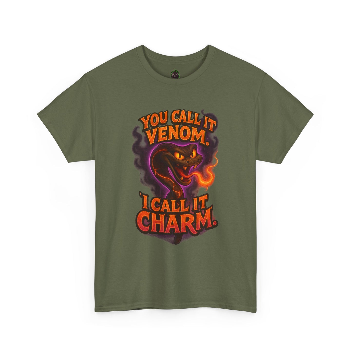 You Call It Venom I Call It Charm T-Shirt | Snake Illustration