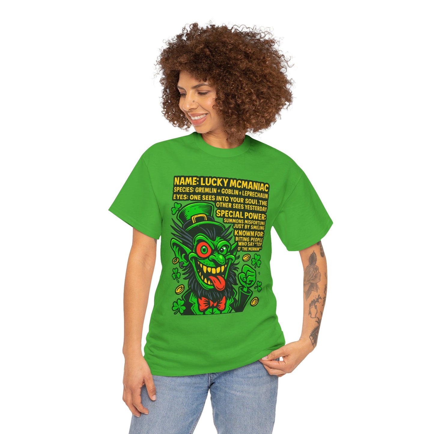 Lucky McManiac – Mischievous Goblin-Leprechaun Hybrid T-Shirt