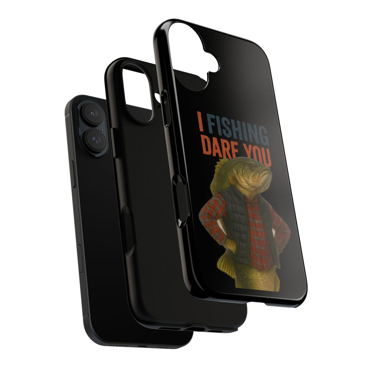 Fishing Dare You Phone Case — Funny Bass Angler Protective Cover