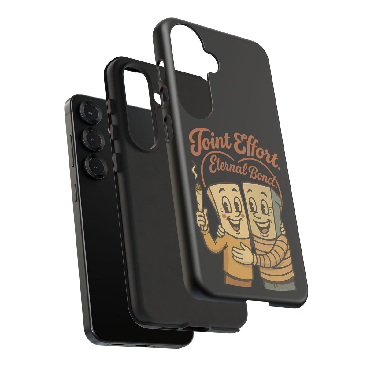 Phone Case — "Joint Effort Eternal Bond" Retro Cannabis Matchstick Design