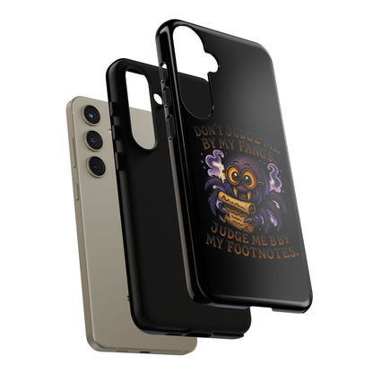 Phone Case — Fiery One-Eyed Demon with "I See Your Soul... And It's Disappointing"