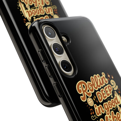 Phone Case — "Rollin' Deep in Good Vibes" Cartoon Retro Design