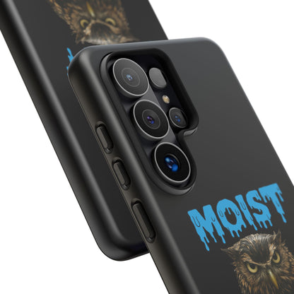 Moist Owlette Phone Case — Funny Owl Graphic Protective Case
