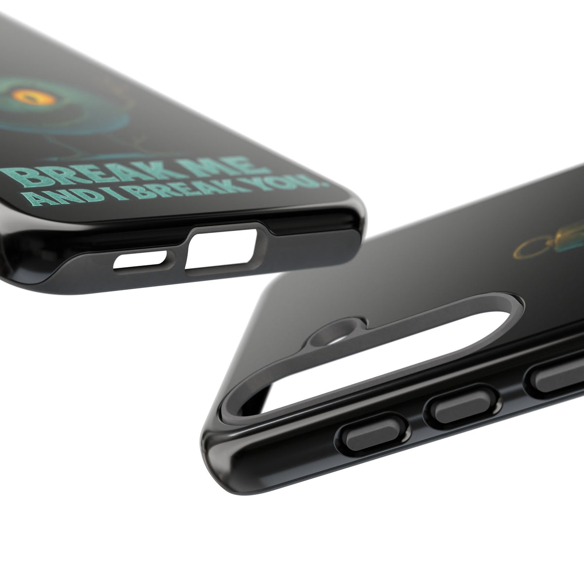 Phone Case — 'Break Me and I Break You' Mischievous Ornament Protective Cover