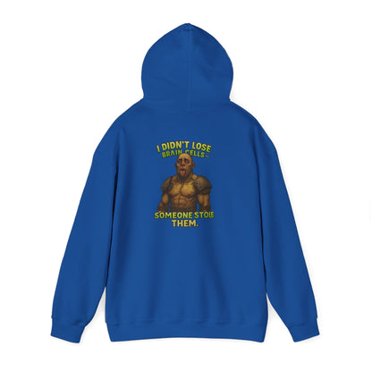 Hoodie — 'I Didn't Loose Brain Cells' Warrior Graphic Hoodie