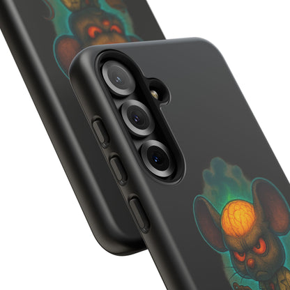 Phone Case — 'You'll Be Cheese in the Simulation' Angry Detective Mouse Graphic