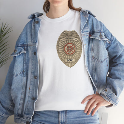 Flames Test Metal – Courage Firefighter Tee