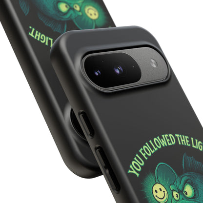 Anglerfish Phone Case – “You Followed The Light, That’s On You” Glow Horror Protective Case