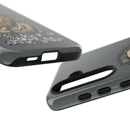 Phone Case — 'Don't Talk to Me Before My Seventh Breakdown' Creepy Monster Design