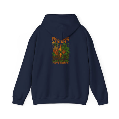 Irish Fighting Leprechaun Hoodie – St. Patrick's Day Shamrock Sweatshirt