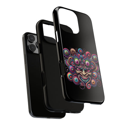 Psychedelic Smiling Eye Cluster Phone Case