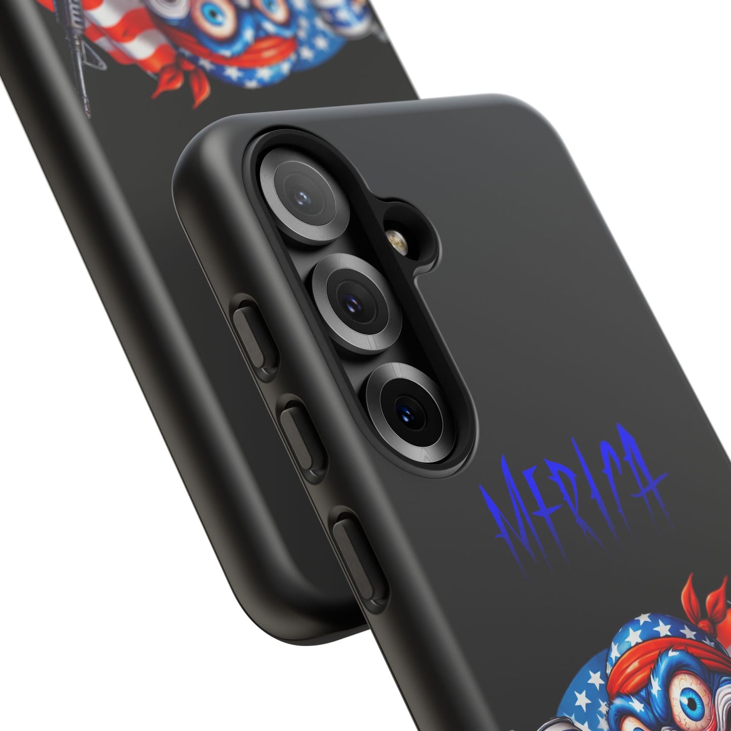 Phone Case — Patriotic 'Merica Clown with Flag, Beer & Rifle