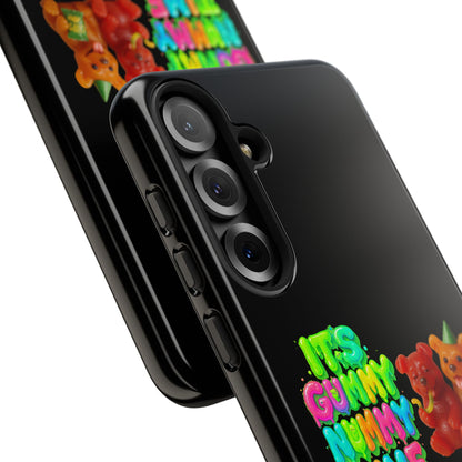 Phone Case — "It's Gummy Nummy Time" Colorful Gummy Bear Protective Case