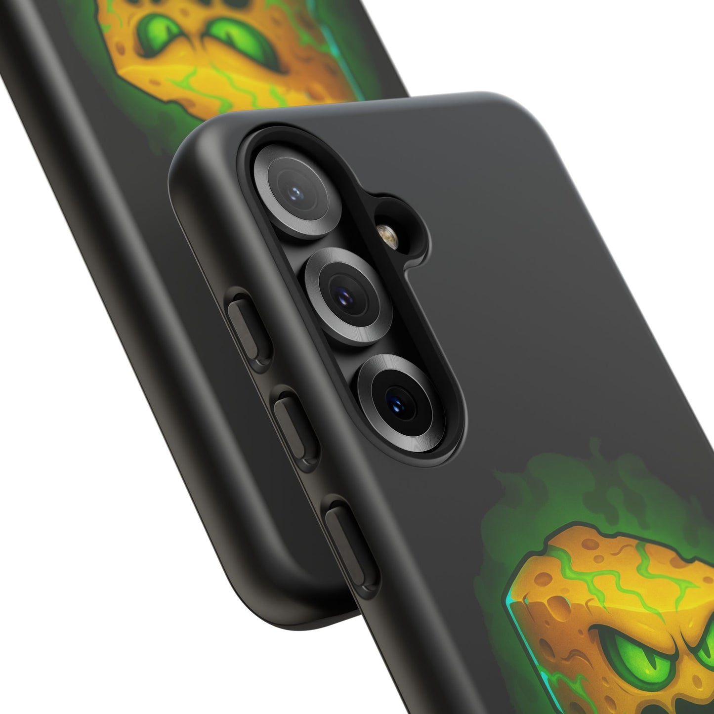 Phone Case — 'Smell That? It's Fear.' Spooky Cheese Monster Protective Case