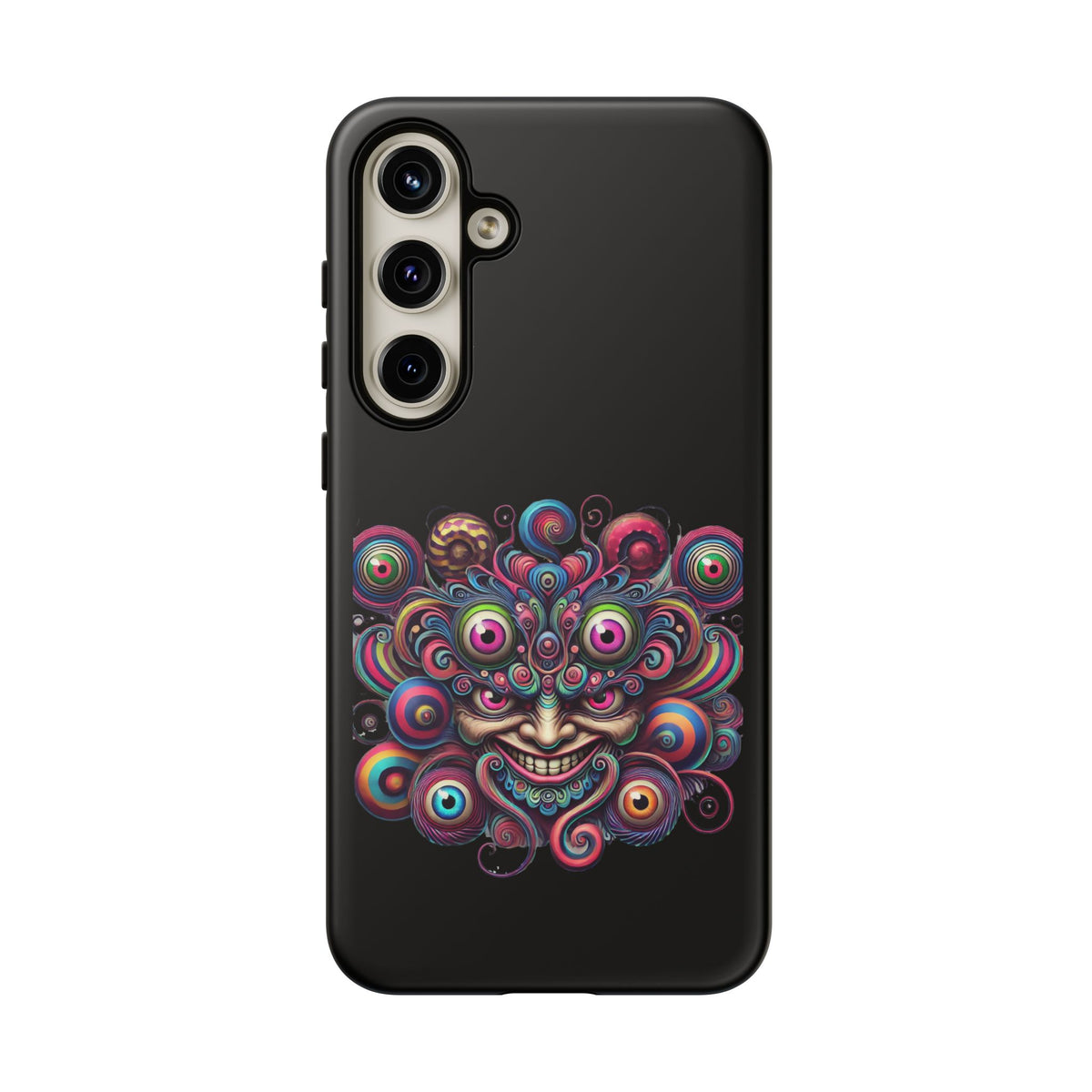 Psychedelic Smiling Eye Cluster Phone Case