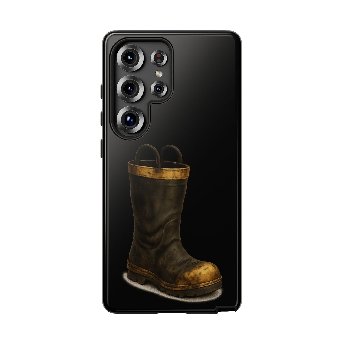 Vintage Fire Boot Phone Case — Rugged Protective iPhone Cover