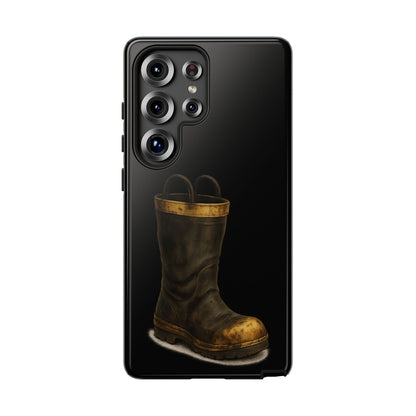 Vintage Fire Boot Phone Case — Rugged Protective iPhone Cover
