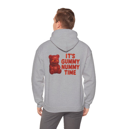 Hoodie - "It's Gummy Nummy Time" Gummy Bear Graphic Pullover