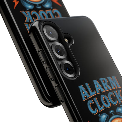 Phone Case — "Alarm Clock" Retro Screaming Clock Protective Cover