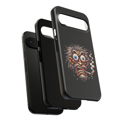 Phone Case — Wild Cartoon Monster Smoking Design