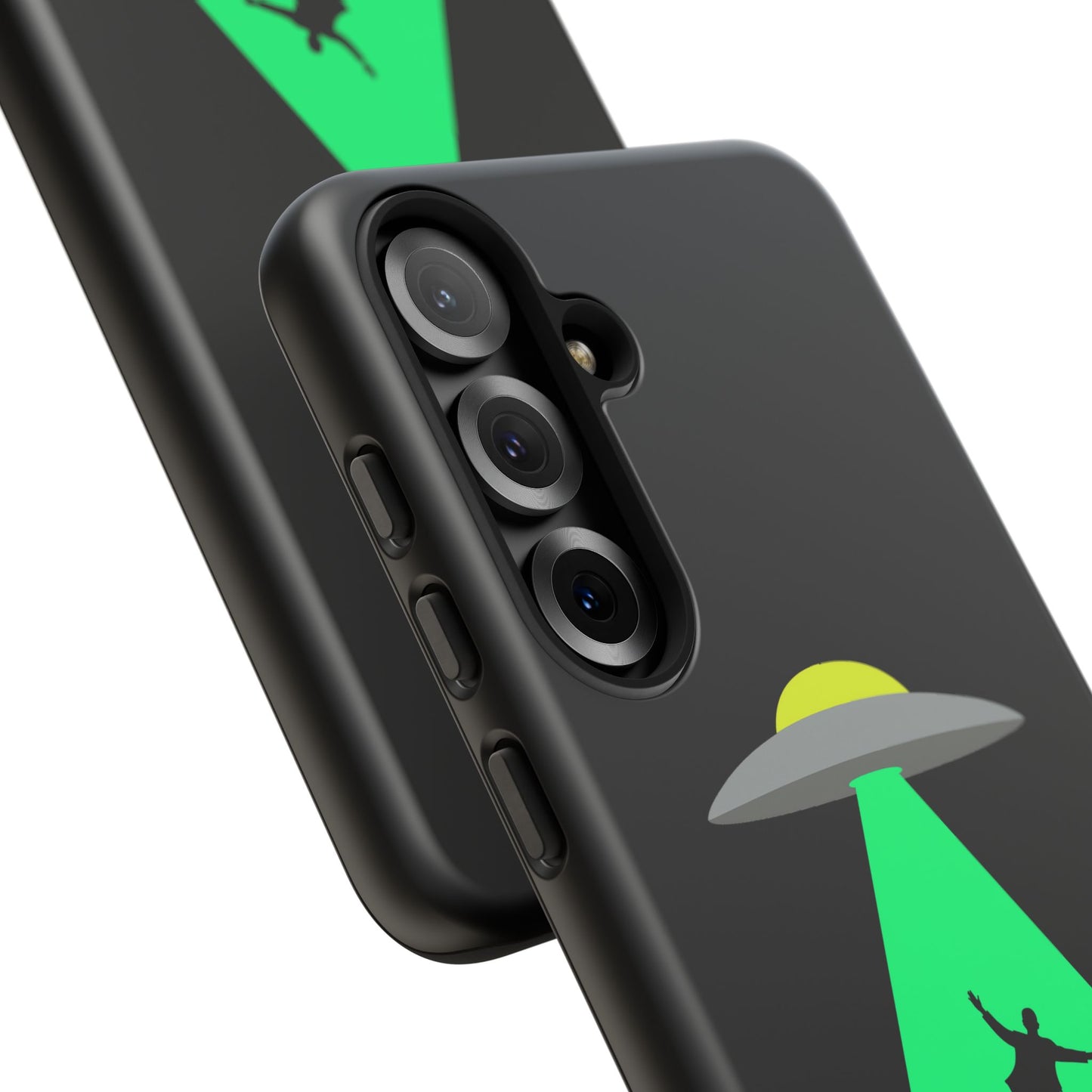 Phone Case — 'Beamed Up Before Rent Was Due' Alien Abduction Design