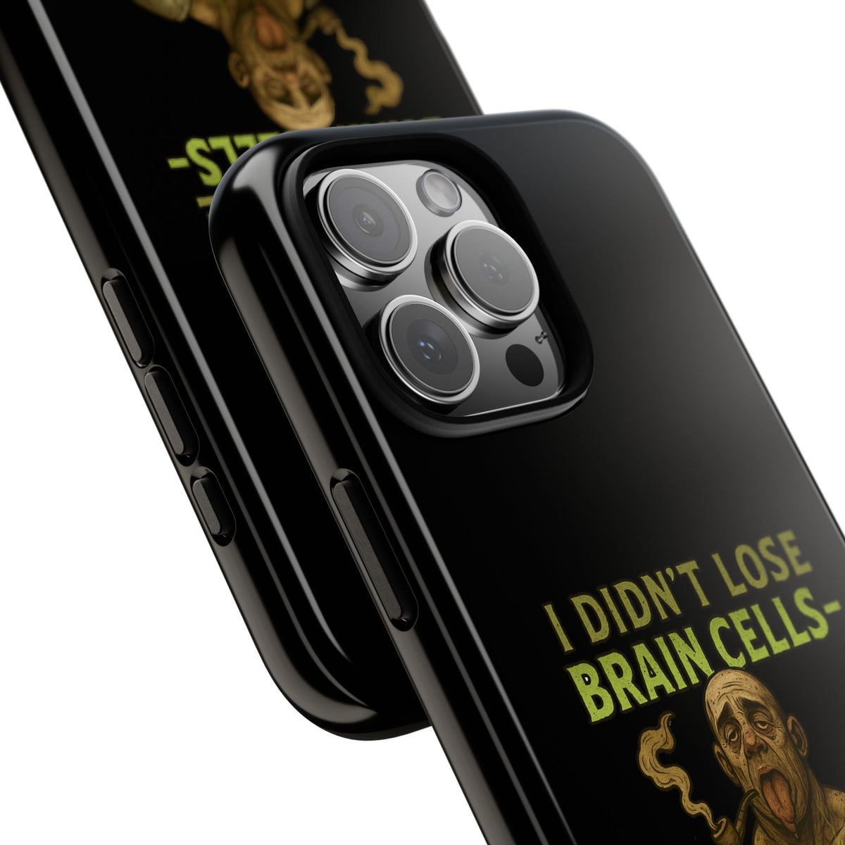 Phone Case — “I Didn’t Lose Brain Cells — Someone Stole Them” Humorous Zombie Graphic