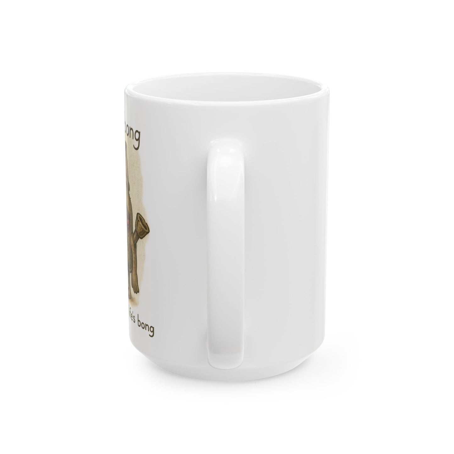 Coffee Mug — Funny Bong Cartoon Design (11oz, 15oz)