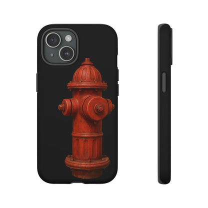 Red Fire Hydrant Phone Case — Tough Protective iPhone Cover