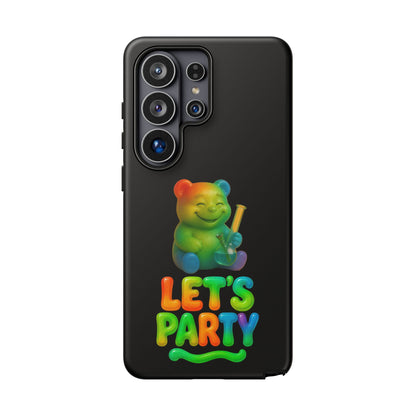 Let's Party Rainbow Bear Phone Case