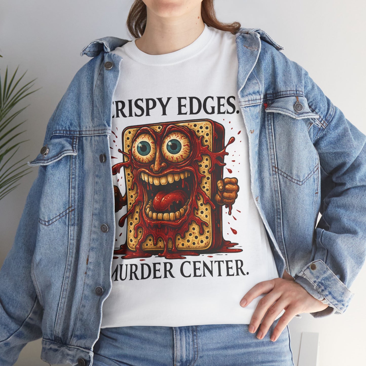 Crispy Edges. Murder Center. – Psycho Maxipad Tee