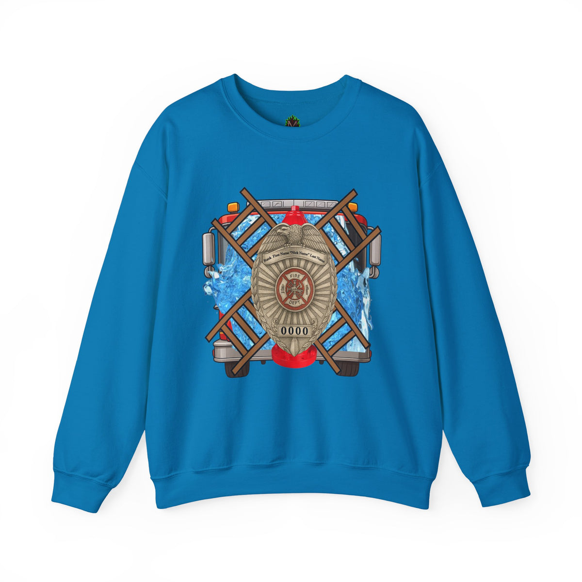 Firefighter by Trade Protector by Choice Crewneck Sweatshirt