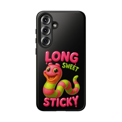 Phone Case — "Long Sweet Sticky" Cute Candy Snake Protective Case