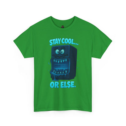 Stay Cool Refrigerator Monster T-Shirt | Funny Retro Cartoon Tee