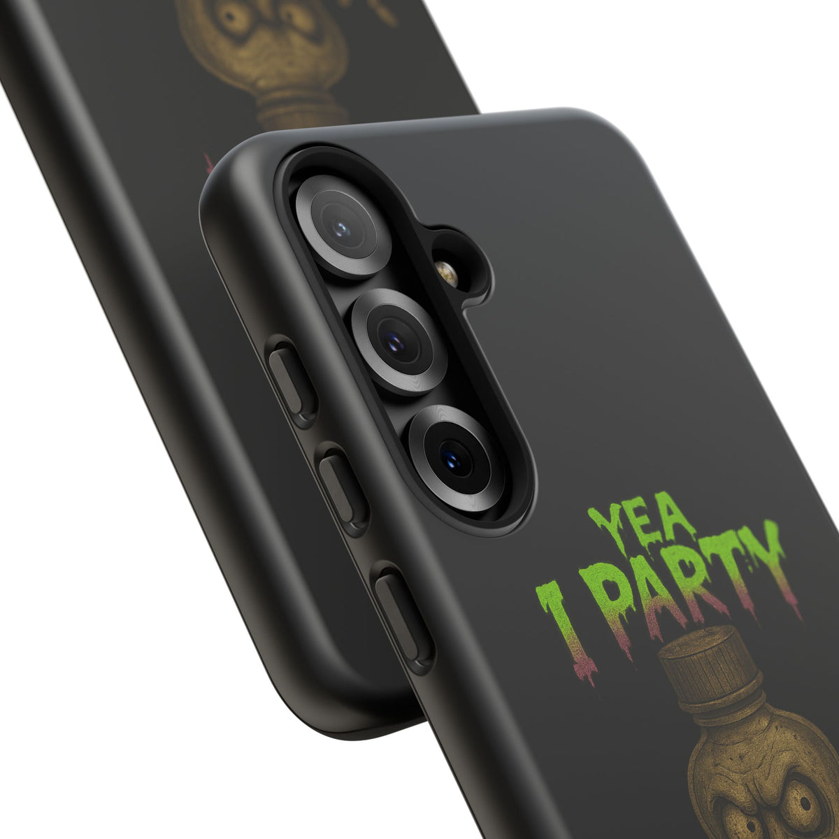 Phone Case — 'Yea I Party' Creepy Baby Bottle Graphic