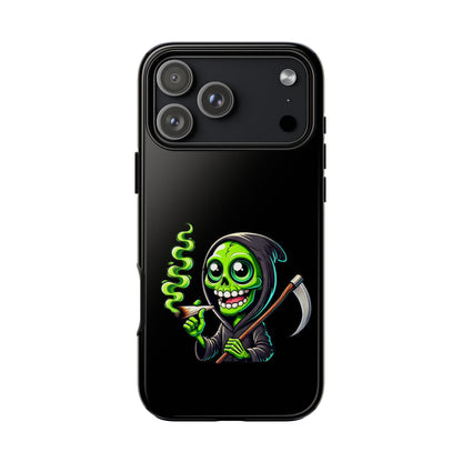 Grinning Green Reaper Phone Case