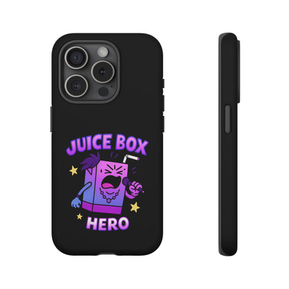 Phone Case — 'Juice Box Hero' Cute Cartoon Protective Cover