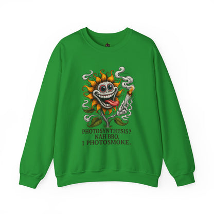 Photosmoke Sunflower Crewneck Sweatshirt