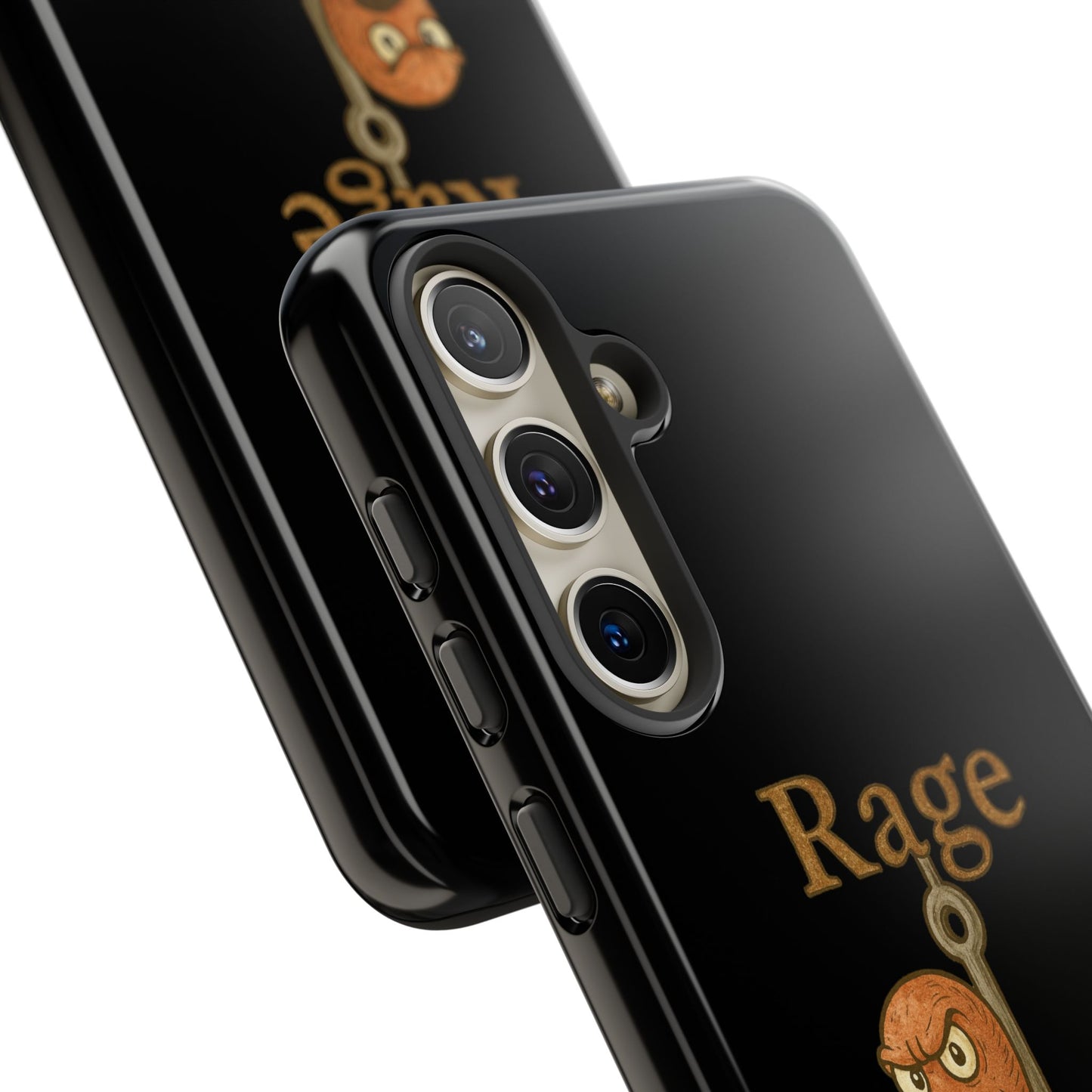Phone Case — "Rage Bait" Angry Worm Fishing Design