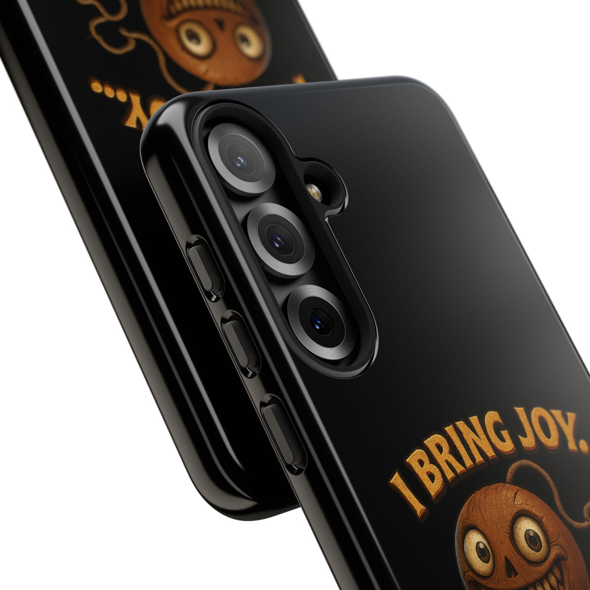 Phone Case — "I Bring Joy... and Mild Psychological Trauma" Funny Creepy Design