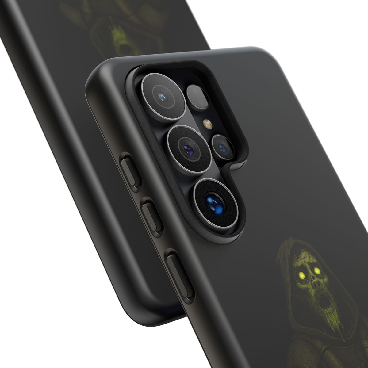 Phone Case — 'Toxic? Nah, Just Prophetically Unpleasant' Neon Grim Reaper Protective Cover