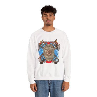 Firefighter by Trade Protector by Choice Crewneck Sweatshirt