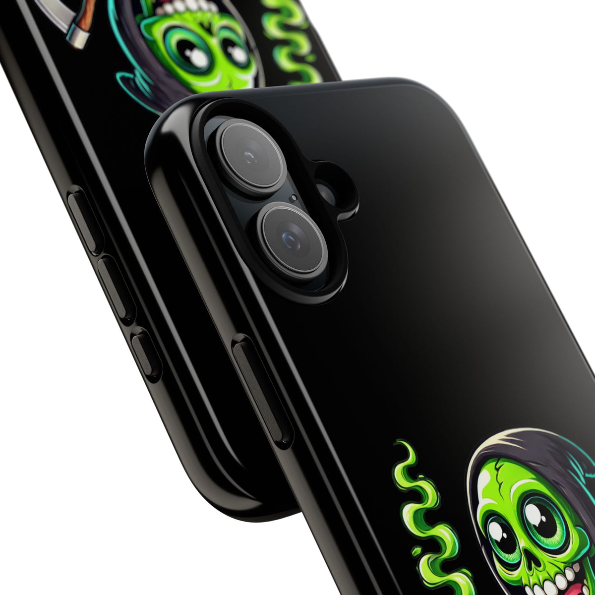 Grinning Green Reaper Phone Case