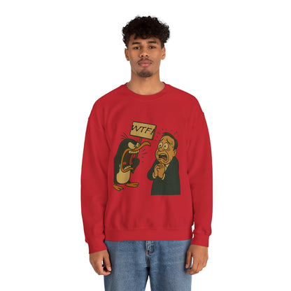 WTF Angry Penguin Crewneck Sweatshirt