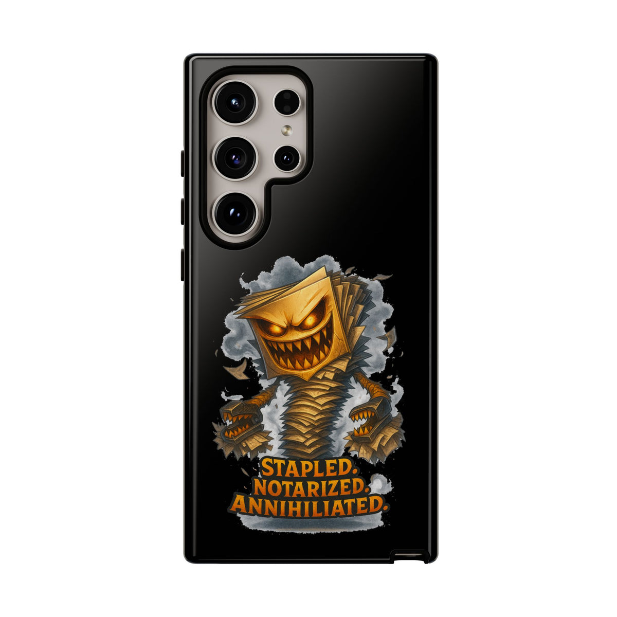 Phone Case — Stapled, Notarized, Annihilated Lightning-Fast Protective Case