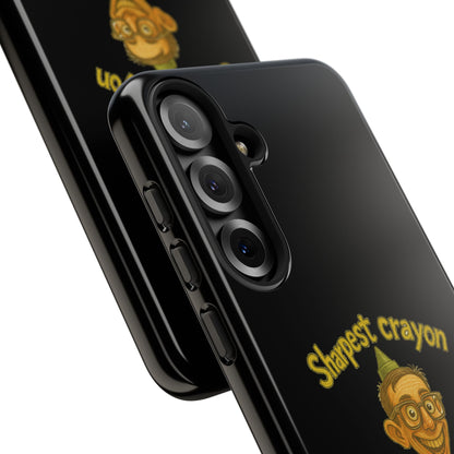 Phone Case — "Sharpest Crayon in the Tool Shed" Retro Teacher/Geek Protective Cover