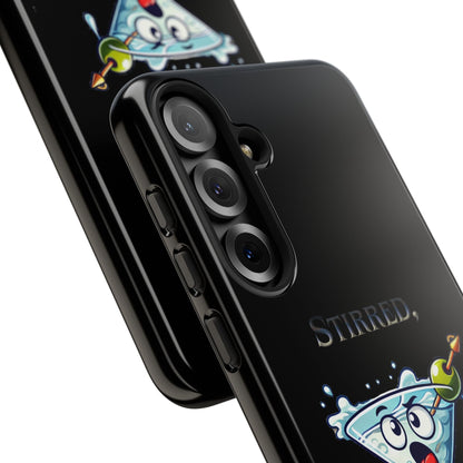 Stirred Not Shaken Phone Case — Funny Martini Cocktail Design