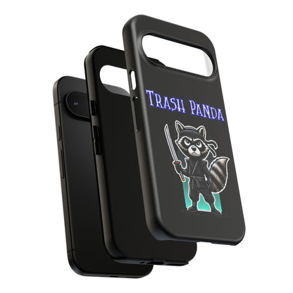 Trash Panda Ninja Phone Case — Cute Raccoon Warrior Protective Case