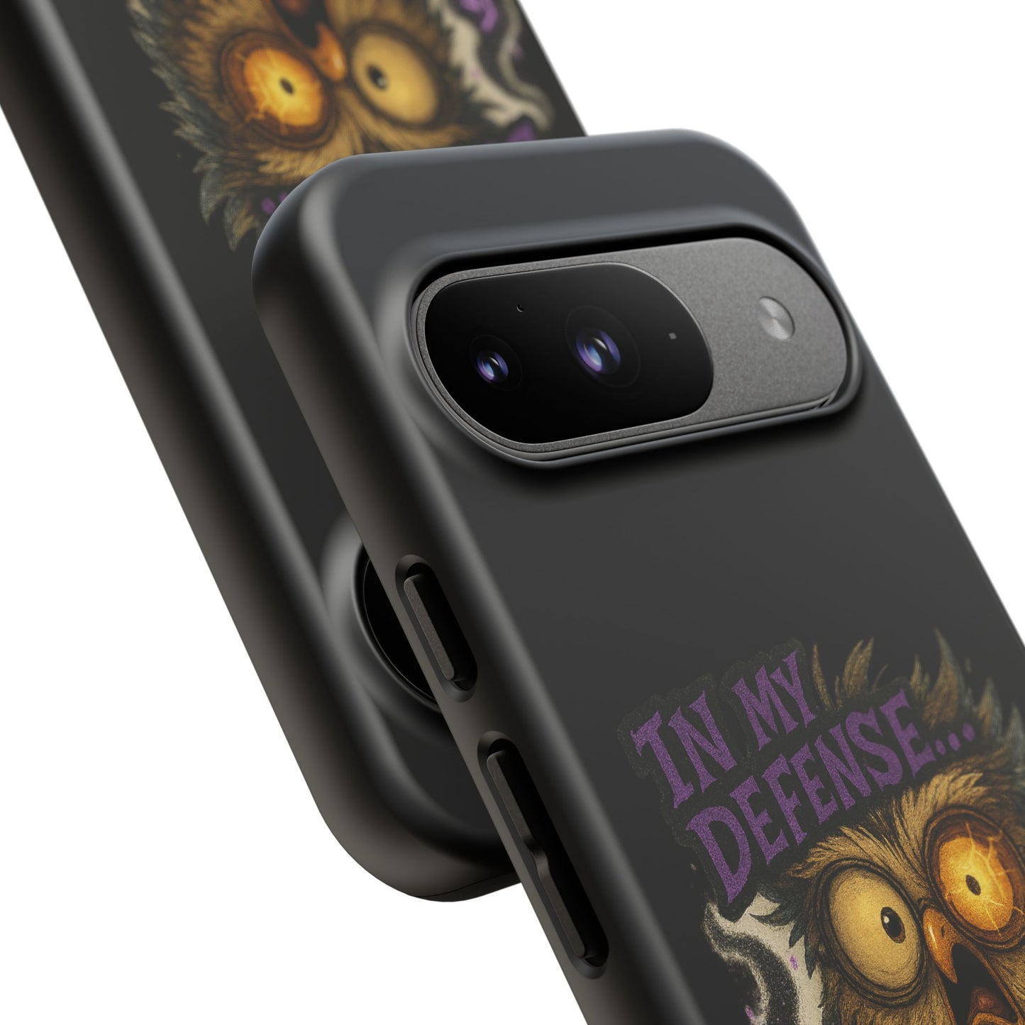 Phone Case — 'In My Defense… The Spell Did Work' Owl Witchy Protective Case