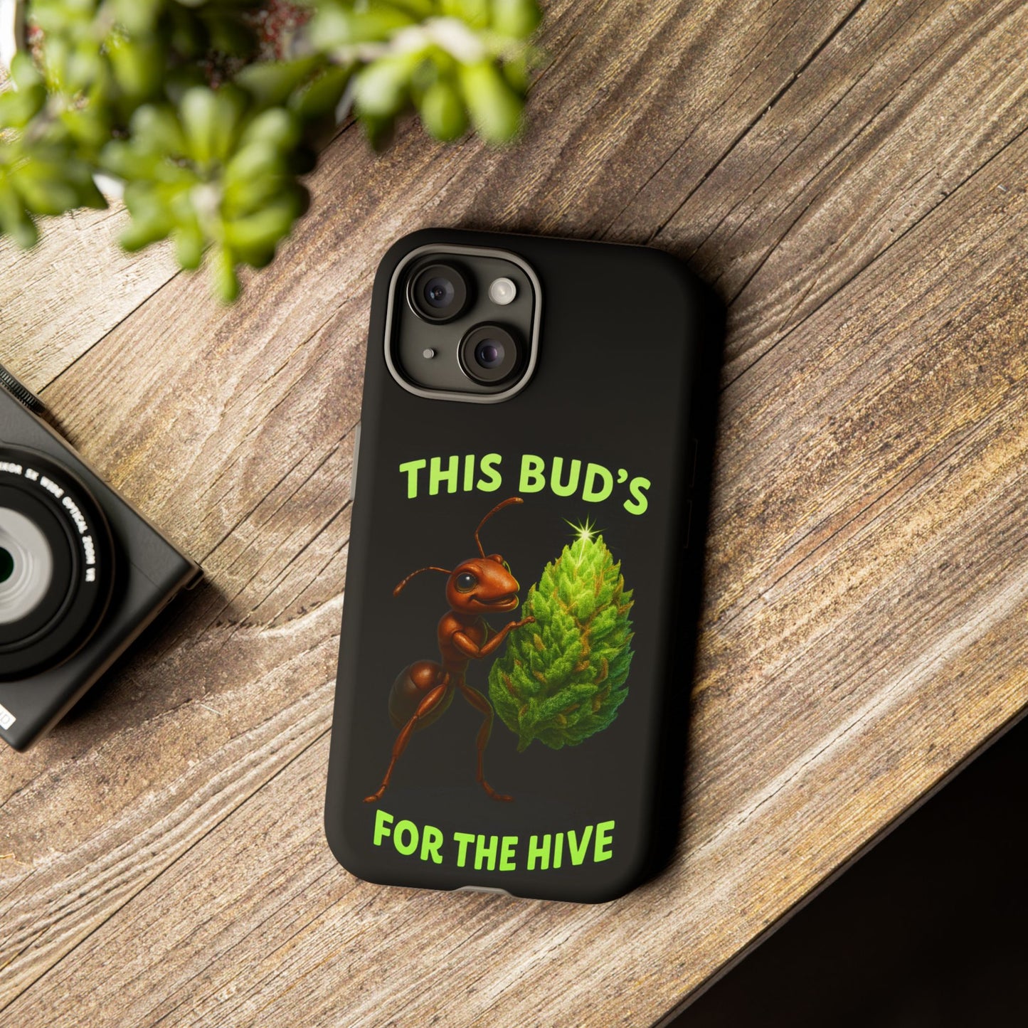 Phone Case — "This Bud's For The Hive" Ant & Hop Design