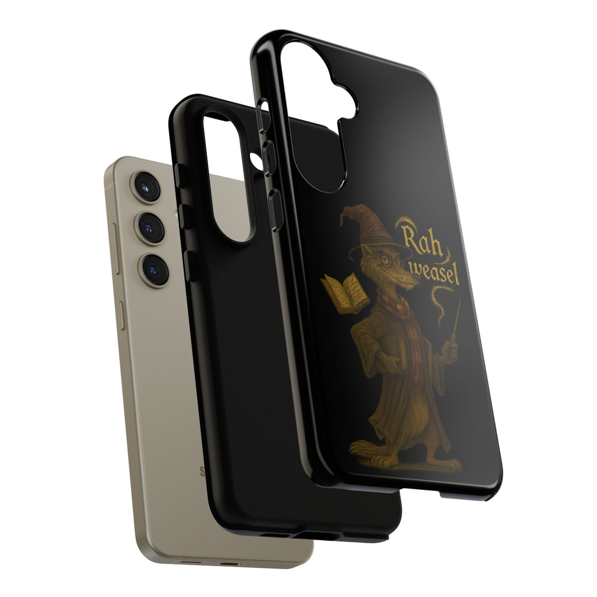 Rah Weasel Wizard Phone Case — Cute Fantasy Magical Creature iPhone Cover